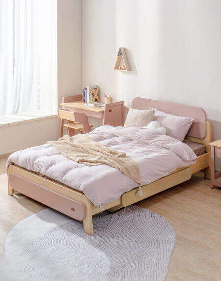 Layla Double Bed with 2 Under Bed Drawers For Kids