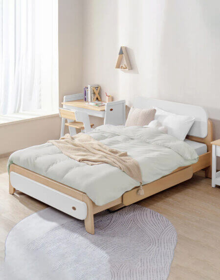 Layla Double Bed with 2 Under Bed Drawers For Kids