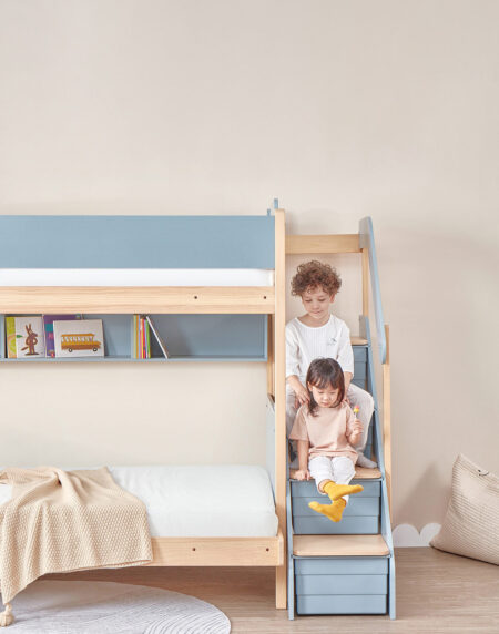 Elenira Storage Staircase Maxi Bunk Bed 1